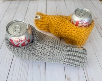 PADRÃO de luva de crochê Suzette para bebidas: porta-malas com porta-copos para cerveja (download digital)