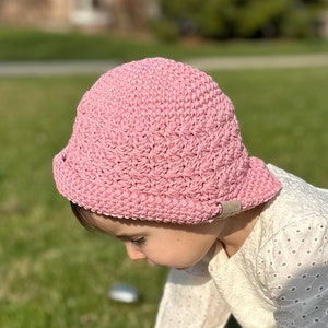 Suzette Mini Me Bucket hat crochet hat PATTERN bucket hat image 3