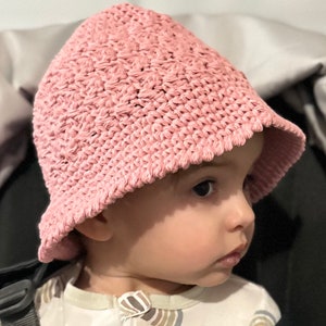 Suzette Mini Me Bucket hat crochet hat PATTERN bucket hat image 1