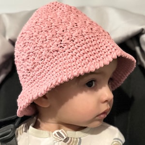 Suzette Mini Me Crochet Bucket Hat PATTERN (Digital Download)
