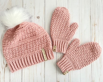 Mittens Free Crochet Hat And Scarf Patterns For Adults Crochet