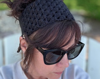 Crochet Boho Granny Headband PATTERN (Digital Download)