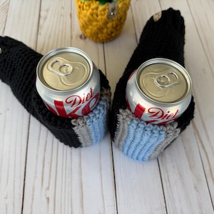 Crochet Drink Mitt PATTERN: Team Colors Tailgating Mitten (Digital Download)