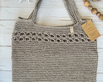 Lainey Beach Bag PATTERN; crochet bag; crochet beach bag; gift idea