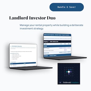 Landlord Investor Duo Bundle | Property Tracker, IPS Kit (Google Sheets, Word)