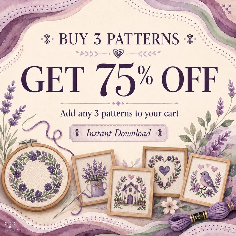 Stich Fall Drawing Autumn Bouquet Cross Stitch Pattern PDF, Blue Flowers in Yellow Vase ...