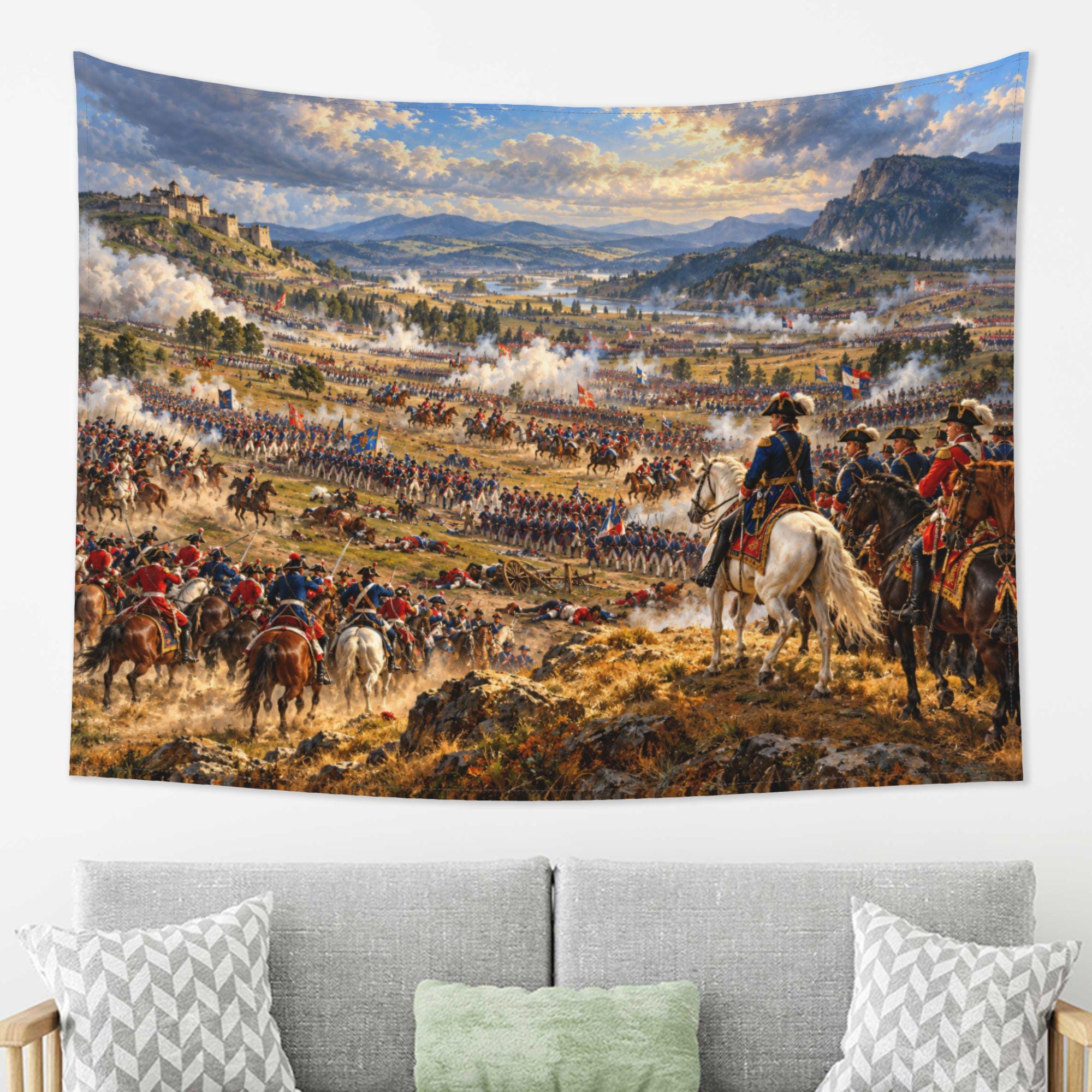 Antique Battlefield Painting - Etsy
