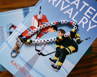 Gorąca rywalizacja Shane Hollander Ilya Rozanov Hollanov Brelok do kluczy