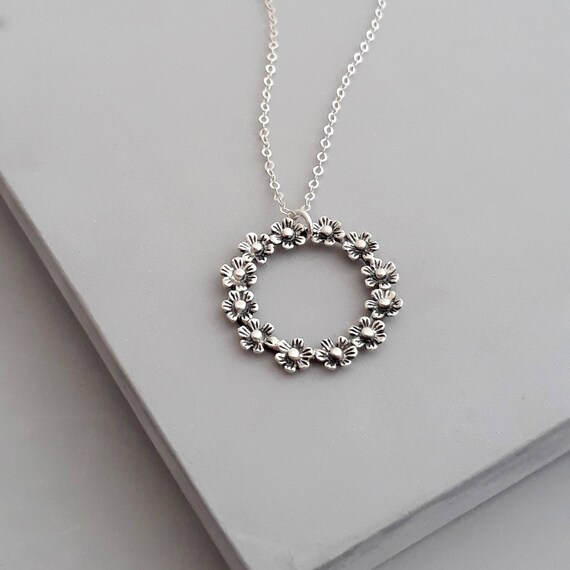 Silver Flower Necklace Top Sellers, 54 