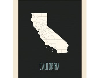 USA State Map -Great Wedding Gift, Graduation Gift  - Love Your Home State