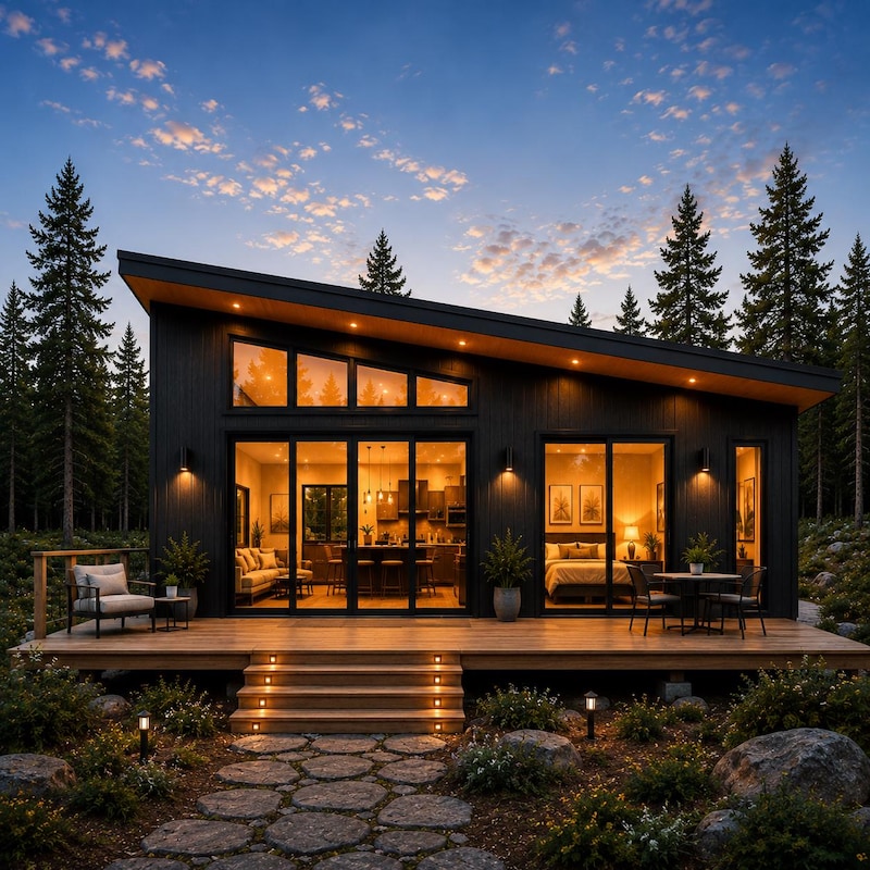 Cabin Design Plan Simple - Etsy
