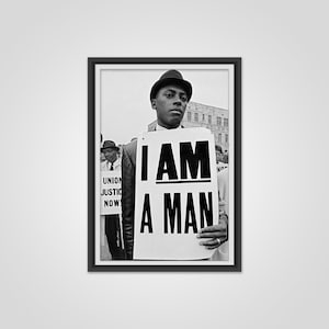 SOLDIERS I AM A MAN CIVIL RIGHTS MARCH GLOSSY POSTER PICTURE PHOTO PRINT 3831 SOLDIERS I AM A MAN CIVIL RIGHTS MARCH GLOSSY POSTER PICTURE PHOTO PRINT 3831