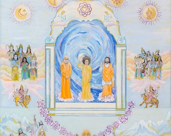 SATHYA SAI BABA Canvas Print Lord of the Universe