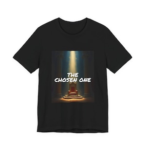 Funny Sarcastic T-Shirt, The Chosen One Wrong Number, Ironic Streetwear Dark Humor Gift Bild 1