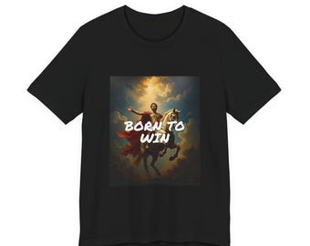 Funny Motivational T-Shirt, Born to Win Lost Again, Ironic Streetwear Meme Gift for Him