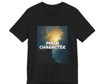 Funny Meme T-Shirt, Main Character Unpaid Extra, Ironic Streetwear Gen Z Humor Gift