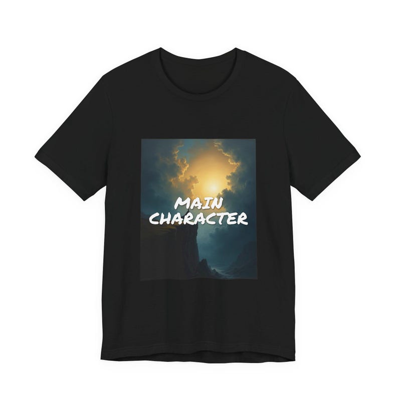 Funny Meme T-Shirt, Main Character Unpaid Extra, Ironic Streetwear Gen Z Humor Gift afbeelding 1