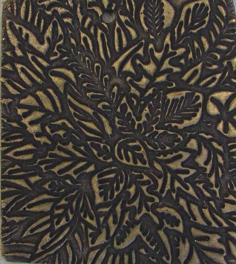 Texture Plate for Metal Clay / Polymer clay Etsy