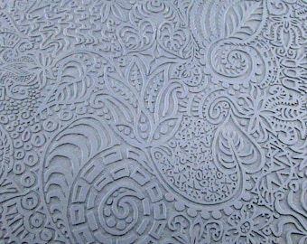 Texture Plate, for Metal Clay / Polymer Clay, "FLORAL"  Original Design by Barbara Becker Simon