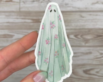 Vinyl Sticker •Bed Sheet Ghost
