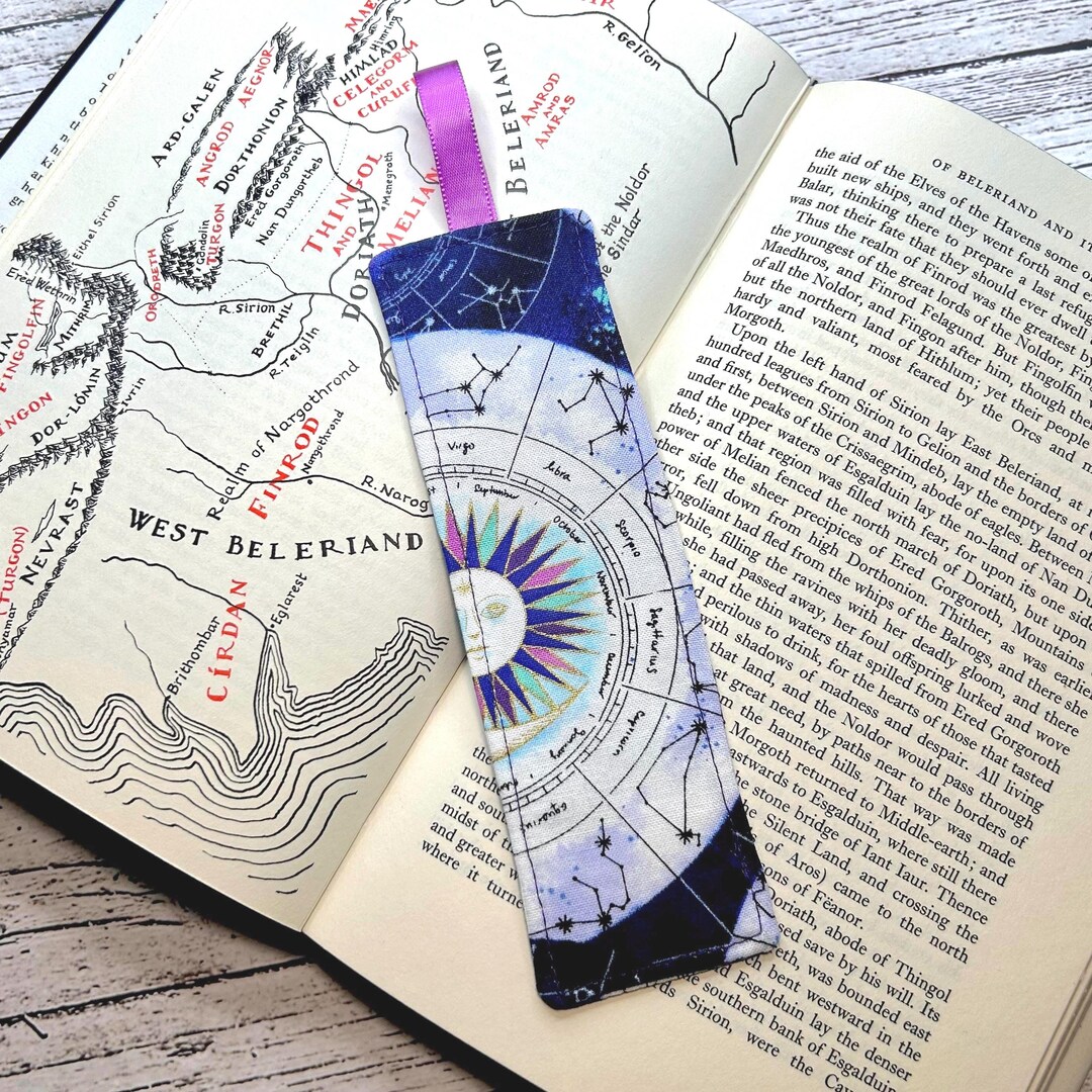 Fabric Bookmark • Astrology Chart • HANDMADE - Etsy