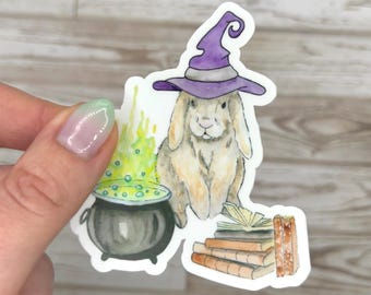 Bunny Witch • Vinyl Sticker