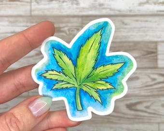 Vinyl Sticker • Pot Leaf
