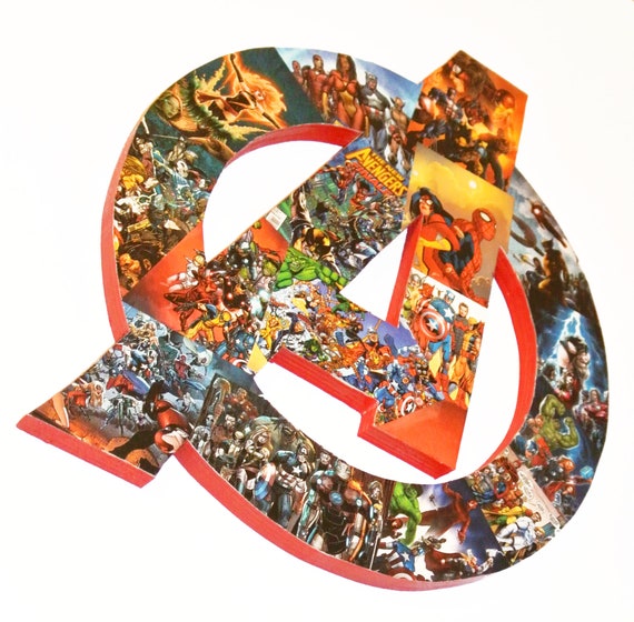 Avengers Bedroom Decor Superhero Wall Art Marvel Themed Baby Shower Gift Comic Book Nerd Fan Art Marvel Room Decor