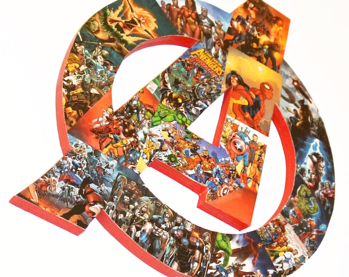 Avengers Bedroom Decor Superhero Wall Art Marvel Themed Etsy