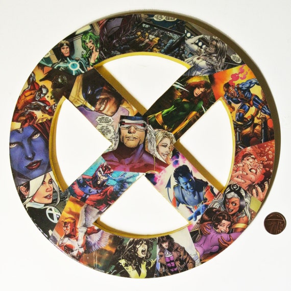 X Men Themed Decor Superhero Wall Art Marvel Themed Baby Etsy