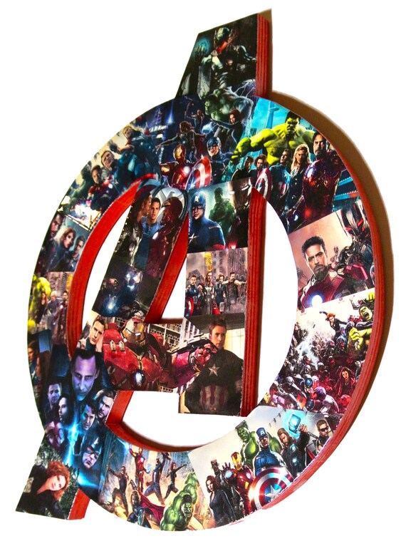 Avengers Bedroom Decor Superhero Wall Art Marvel Themed Baby Shower Gift Comic Book Nerd Fan Art Marvel Room Decor