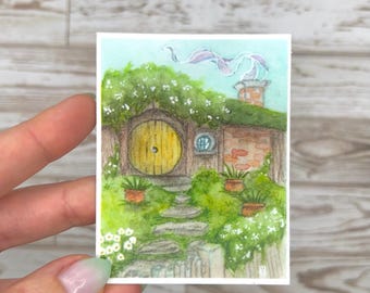 Vinyl Sticker • Hobbit House
