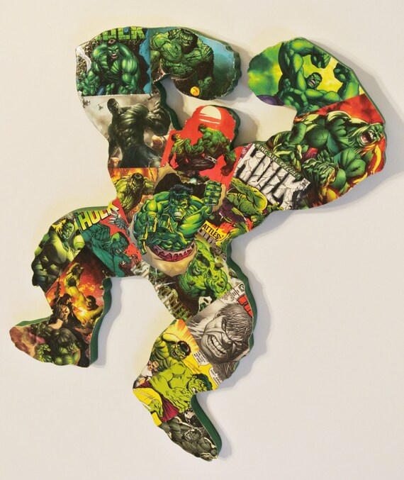 Incredible Hulk Wall Decor Superhero Wall Art Marvel Etsy