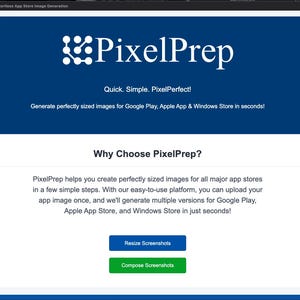 Resize Image & Images AppStore: PixelPrep