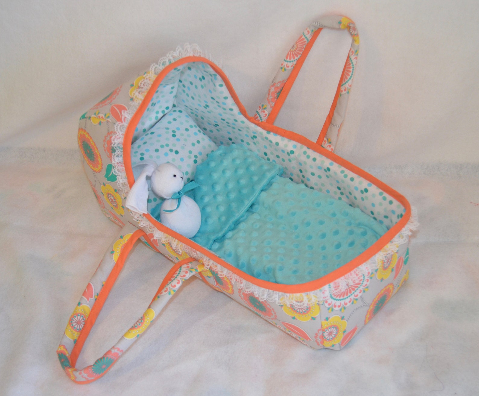 Doll Basket Doll Doll Carrier Doll Bed for Baby Etsy