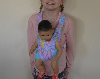 Doll Carrier for Bitty Baby, Reborn Baby, Baby Alive and up to 18" Doll