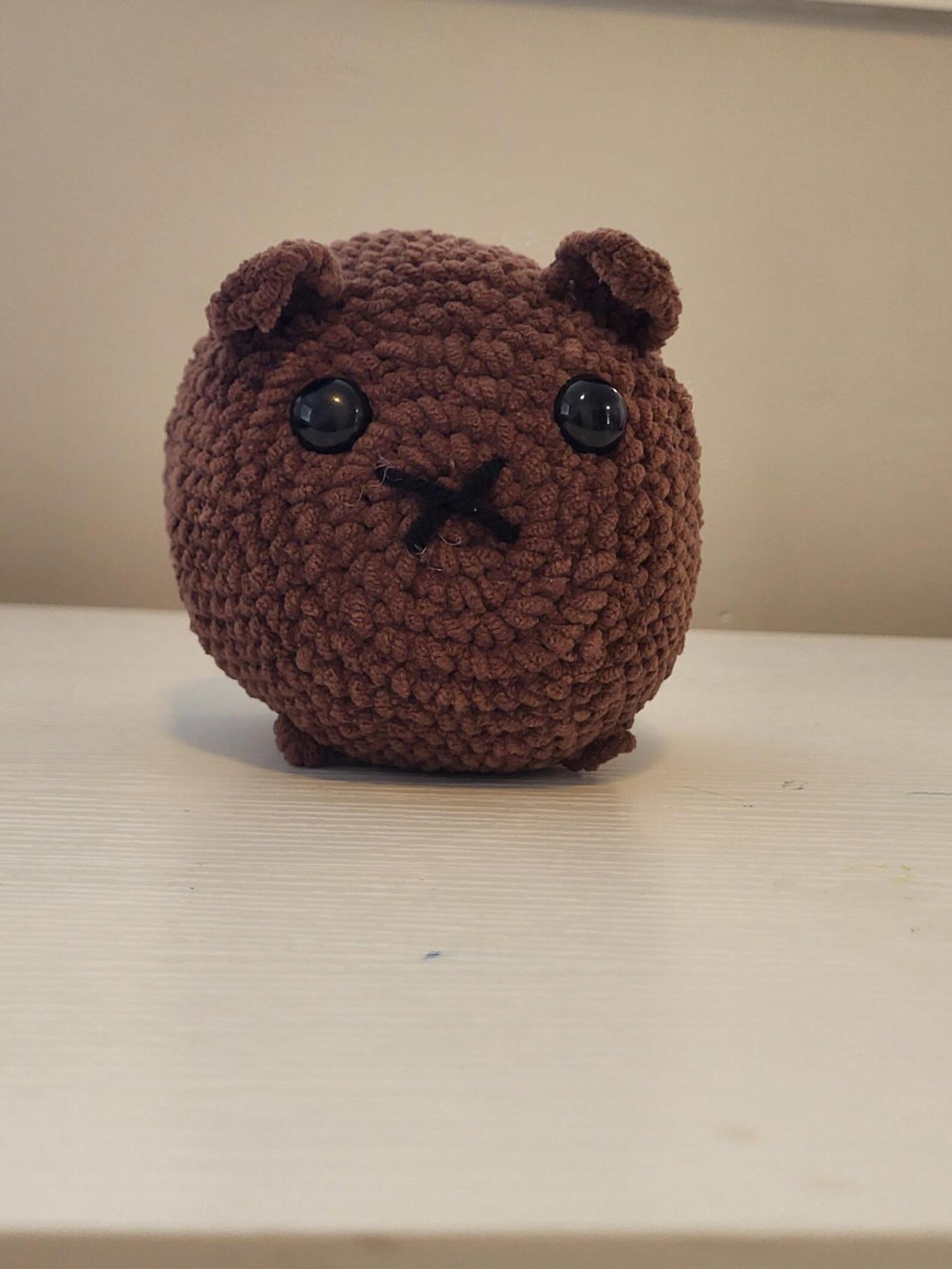 Chat au crochet avec oreilles bouclées - Etsy France