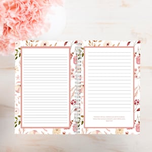Christian journal for women, featuring neutral colors and various Bible verses - Easter Gift for teen girls
