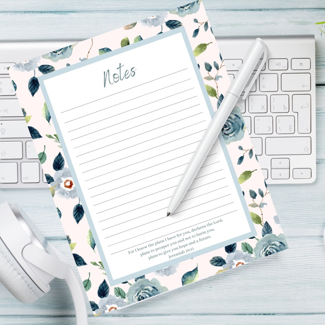 Daily Planner Notepad, Floral Planner, Organization Gifts for Her ...