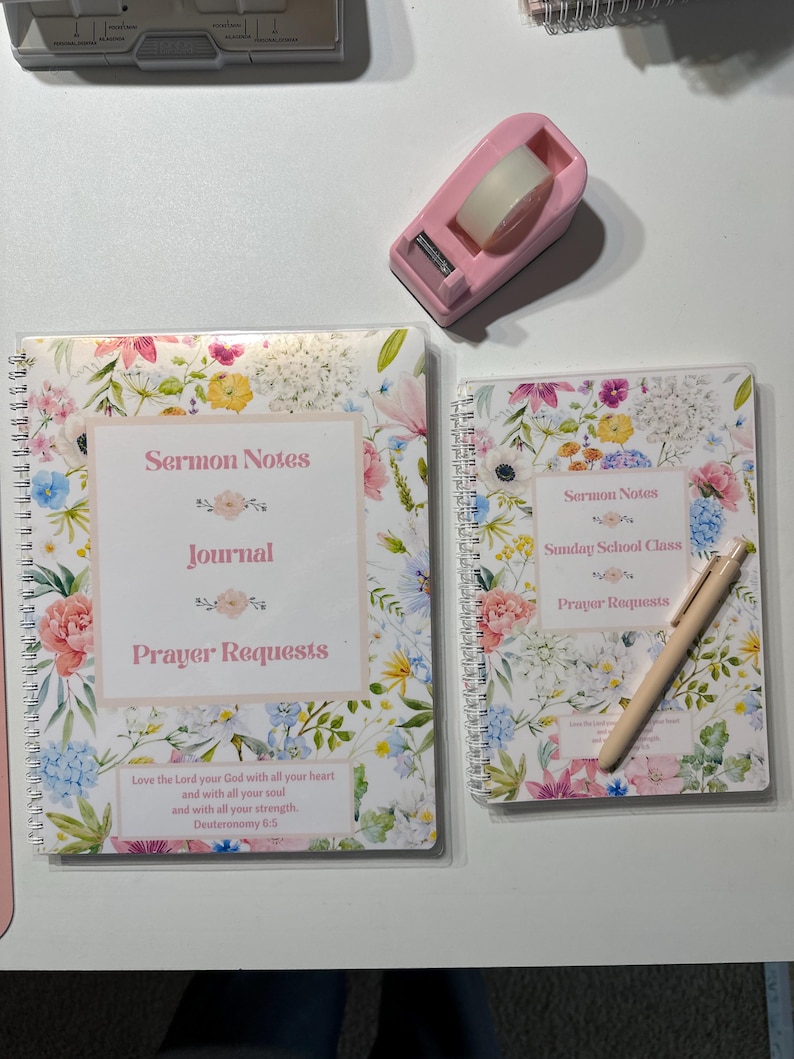 Sunday Notebook Church Notebook: Sermon Notes, Sunday School, and Prayer Journal - Etsy