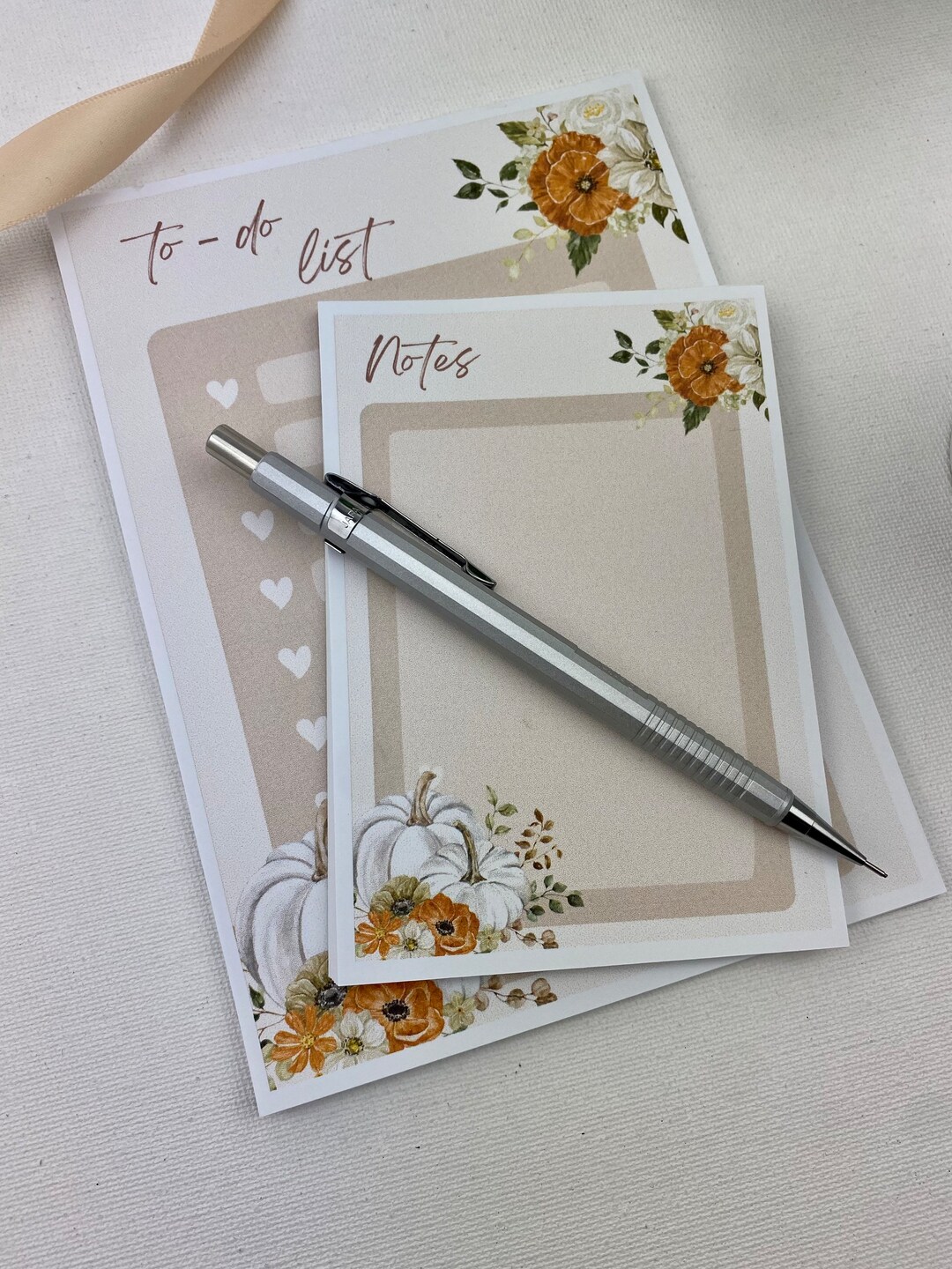 Personalized Floral Notepad: Teacher Stationery Gift - Etsy