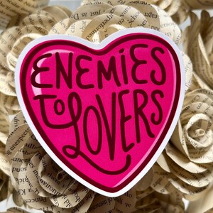 Enemies To Lovers Sticker, Bookish Sticker, Book Trope Sticker, Book Lover, Smut Books Stickers, Kindle Sticker