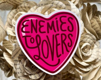 Enemies To Lovers Sticker, Bookish Sticker, Book Trope Sticker, Book Lover, Smut Books Stickers, Kindle Sticker