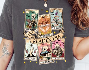 In My Reading Era Shirt, Bookish Shirt, Book Tarot Card Shirt, Book Lover Shirt, Comfort Colors Shirt, Unisex Fit