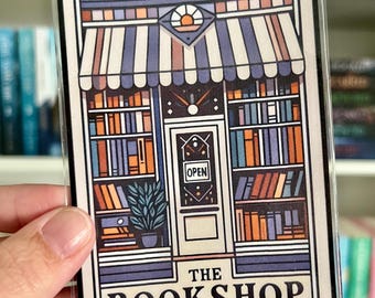 The Bookshop Bookmark, Tarot Card Bookmark, Gift For Book Lover