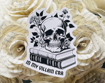 In My Villain Era Sticker, Bookish Sticker, Book Lover, Smut Books Stickers, Villain Lover, Dark Romance Sticker