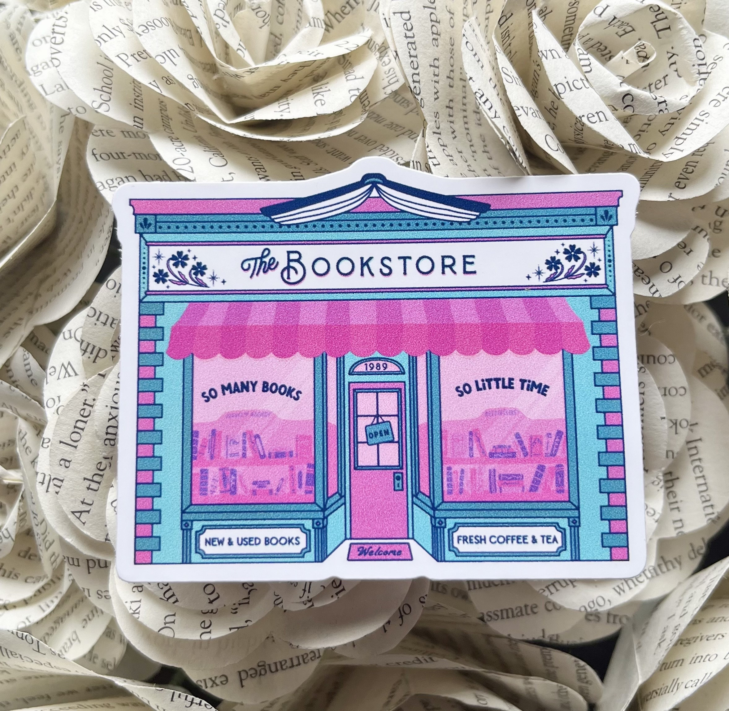 Bookstore Sticker, Book Lover Sticker, Bookish Sticker, so Many Books ...
