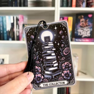 Marcador de cartas del Tarot, el coleccionista, regalo para amantes de los libros