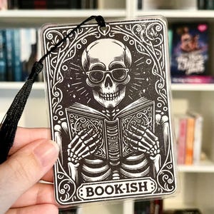 Bookish Bookmark, Tarot Card Bookmark, Gift For Book Lover