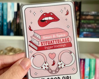 The Good Girl Bookmark, Tarot Card Bookmark, Dark Romance Books, Gift For Book Lover